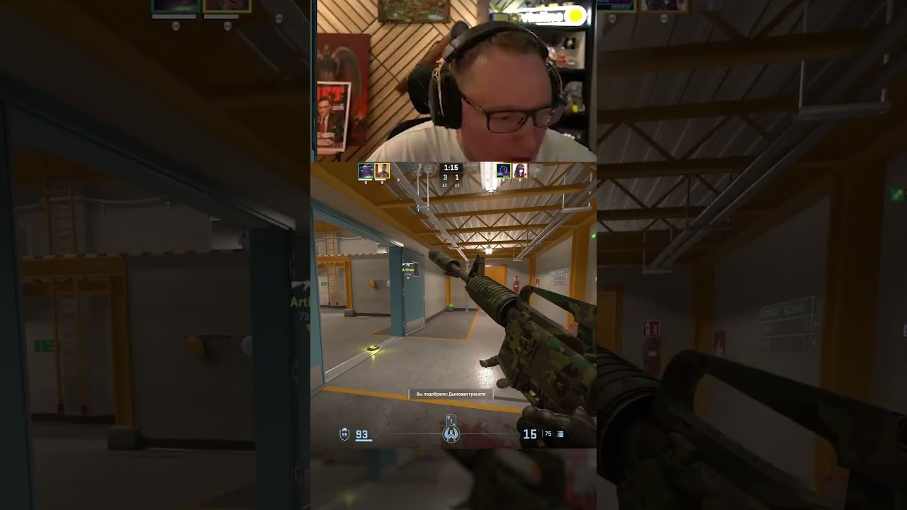 1 VS 9  #voodoosh #cs2