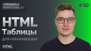 Превью: HTML таблицы — теги table, tr, td и th. Структурные табличные теги thead, tbody, tfoot и caption.