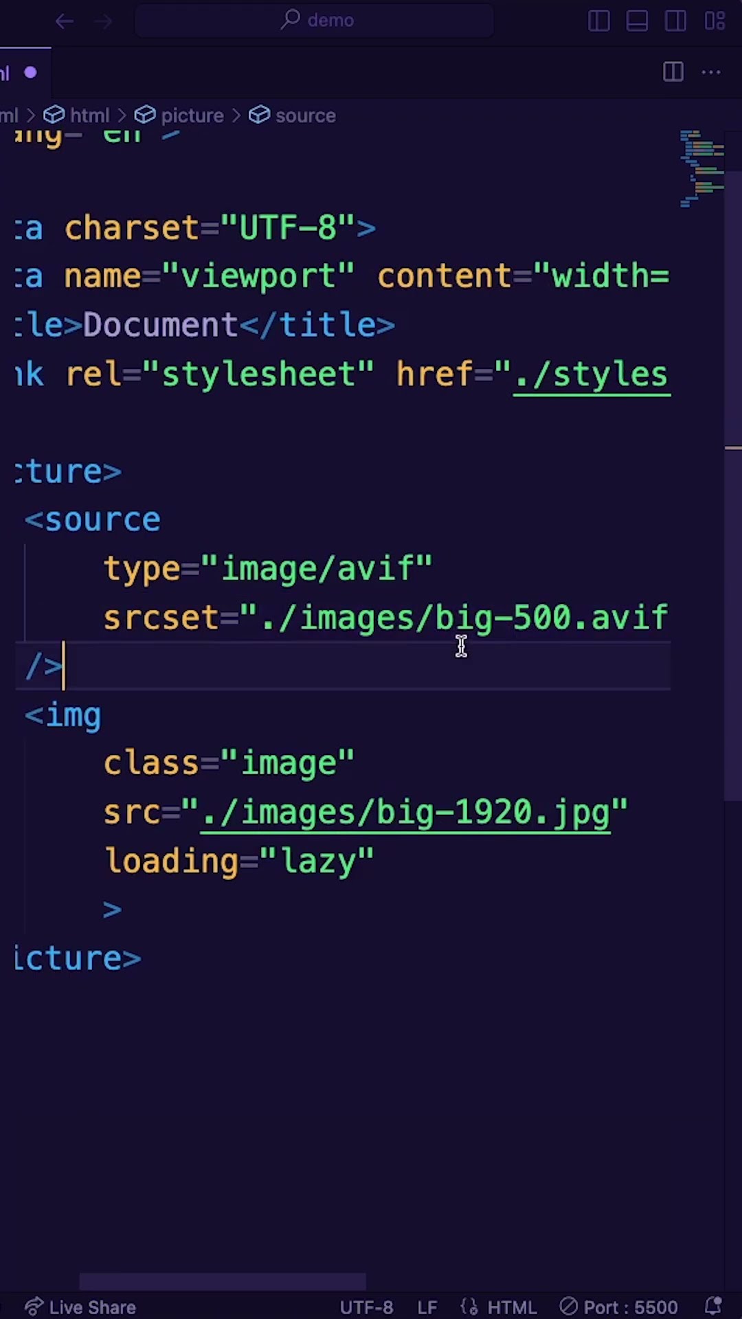 Превью: HTML: picture tag зачем нужен?