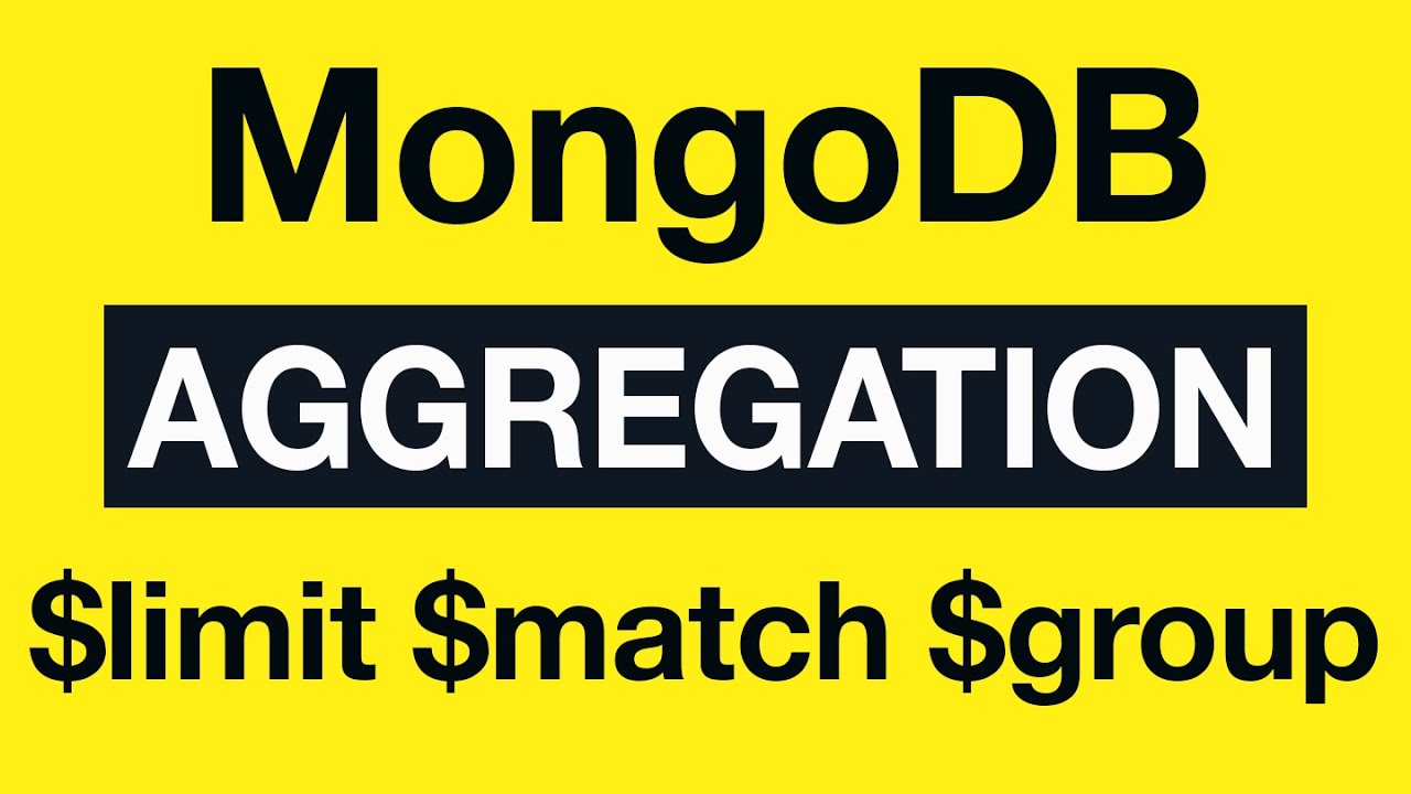 27 Aggregation Example 14 $limit, $match and $group - MongoDB Aggregation Tutorial