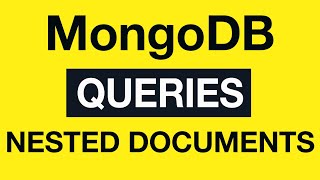 Превью: 13 MongoDB Query Array of Nested Documents