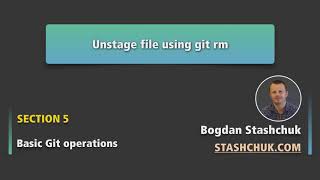 Превью: Basic Git operations: 46 Unstage file using git rm