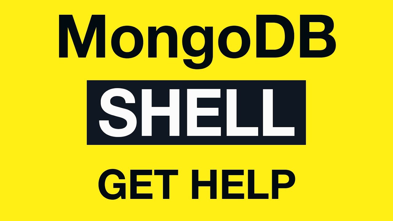 MongoDB Shell: 04 Getting help in the MongoDB shell