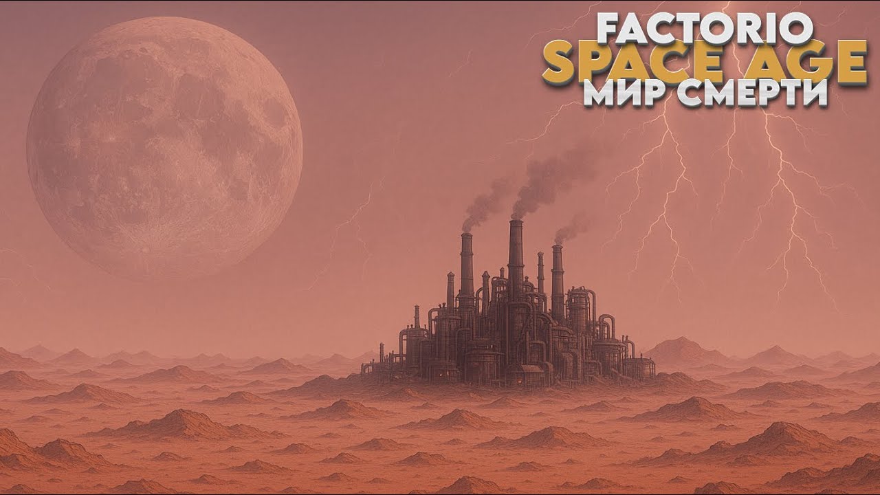 Factorio SPACE AGE - Мир смерти - Прохождение #14