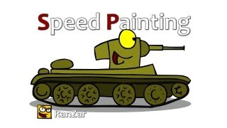 Превью: Speed Painting БТ-2. RanZar. Рандомные Зарисовки.