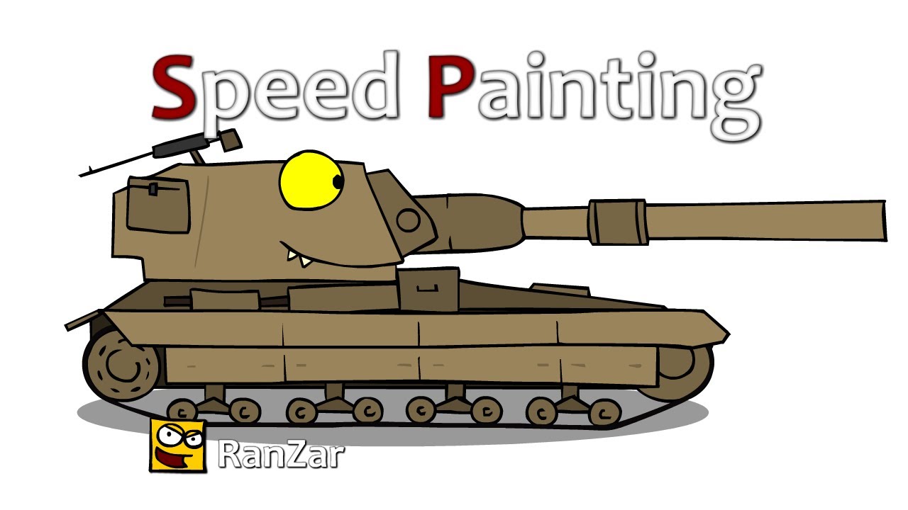 Speed Painting FV215b (183). RanZar. Рандомные Зарисовки.