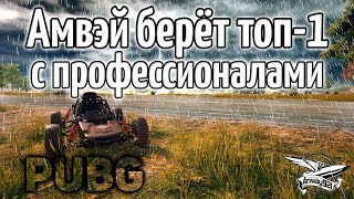 Превью: Стрим - PUBG - Амвэй берёт топ-1 с профессионалами