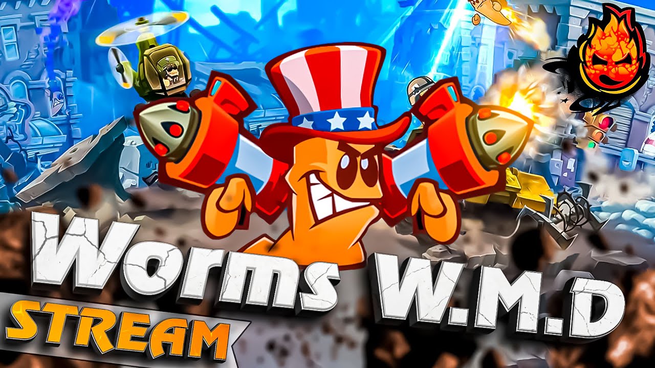 Червяки с Рыжей, 19СМ и Лялькой! ★ Worms W.M.D