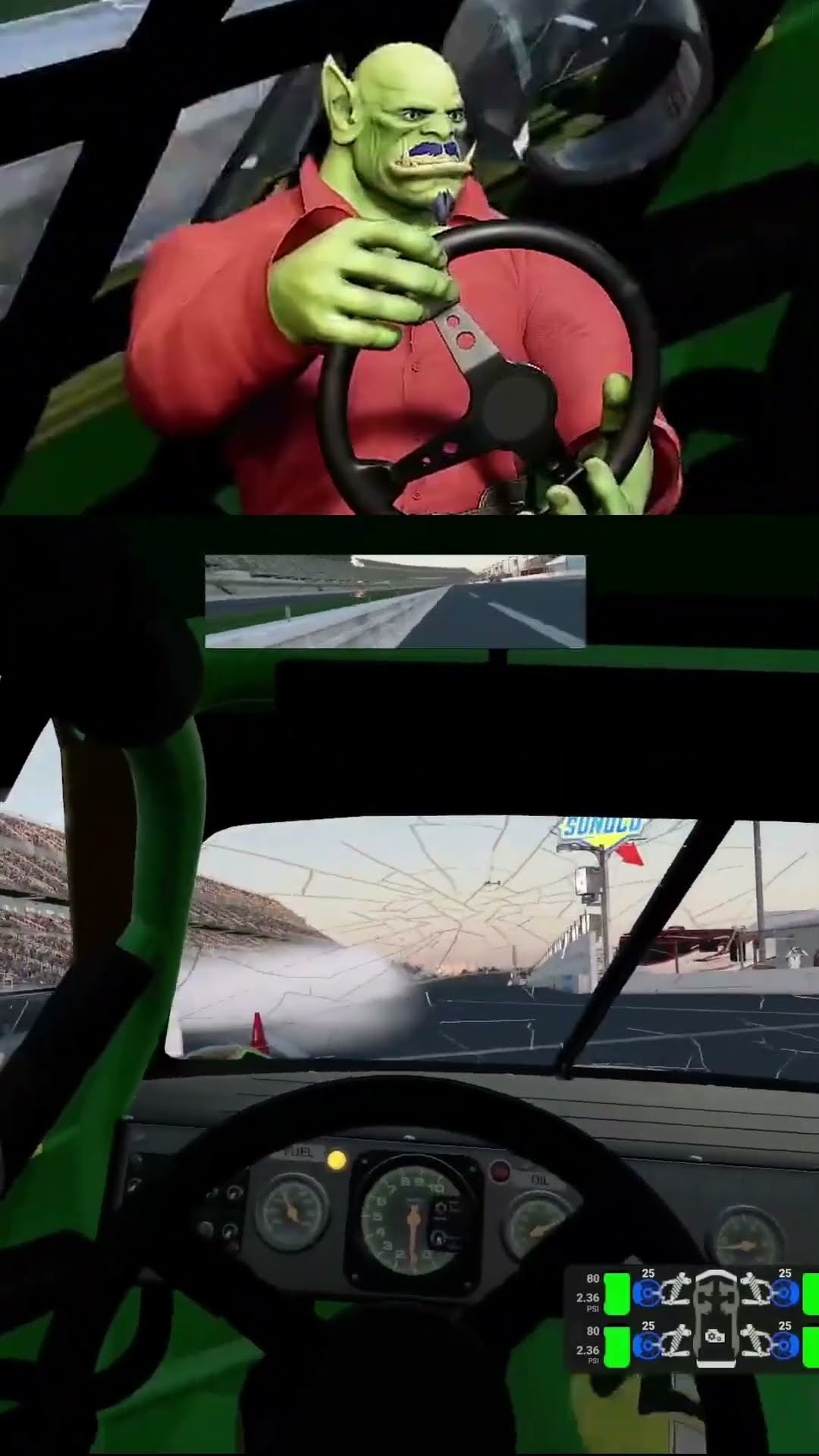 Превью: ЛУЧШИЙ ПОДАРОК В NASCAR ОТ ДРУГА #automobilista2 #нарезка #наскар #гонки #стрим #автомобилиста