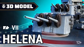 Превью: Сухой док: Helena — американский крейсер | World of Warships