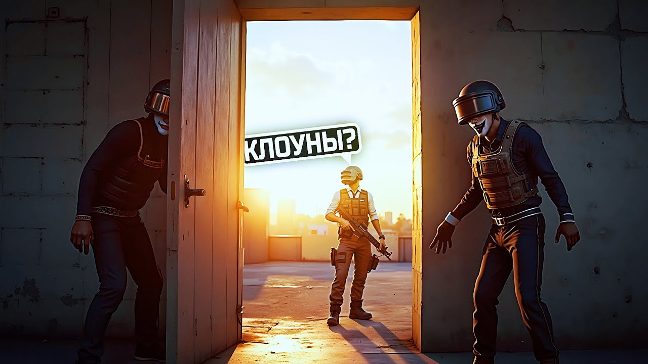 Я СВИДЕТЕЛЬ КЛАУНАДЫ В PUBG