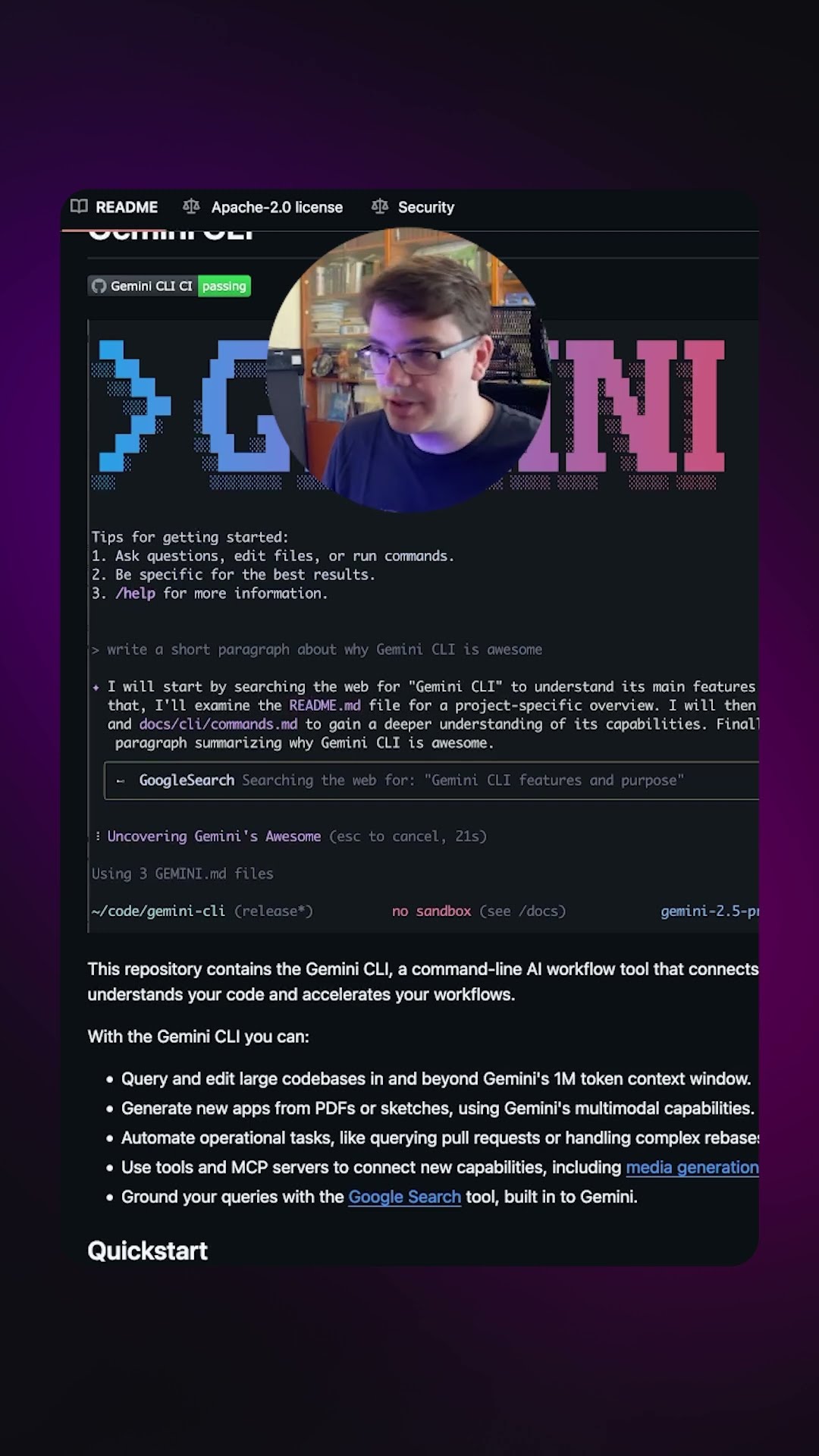 Превью: Новый AI! | Google Gemini CLI | #gemini #code #ai