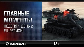 Превью: Лучшие игровые моменты EU-лиги. Неделя 1, день 2: баталии FV215b в Химках и Об. 140 на Степях!