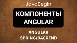 Превью: Основы Angular + Java/Spring: компоненты angular - теория (2022)