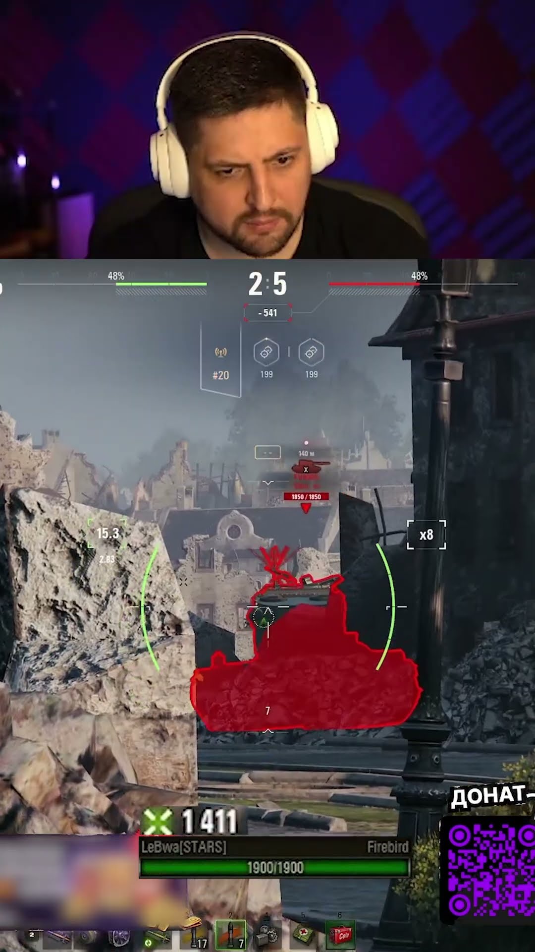 Превью: Twitch: LeBwa_BB | ТАКИМИ ТЕМПАМИ FIREBIRD ПОНЕРФЯТ — ЛЕВША ВЫДАЁТ НА ТАНКЕ ИЗ НОВОГОДНИХ КОРОБОК