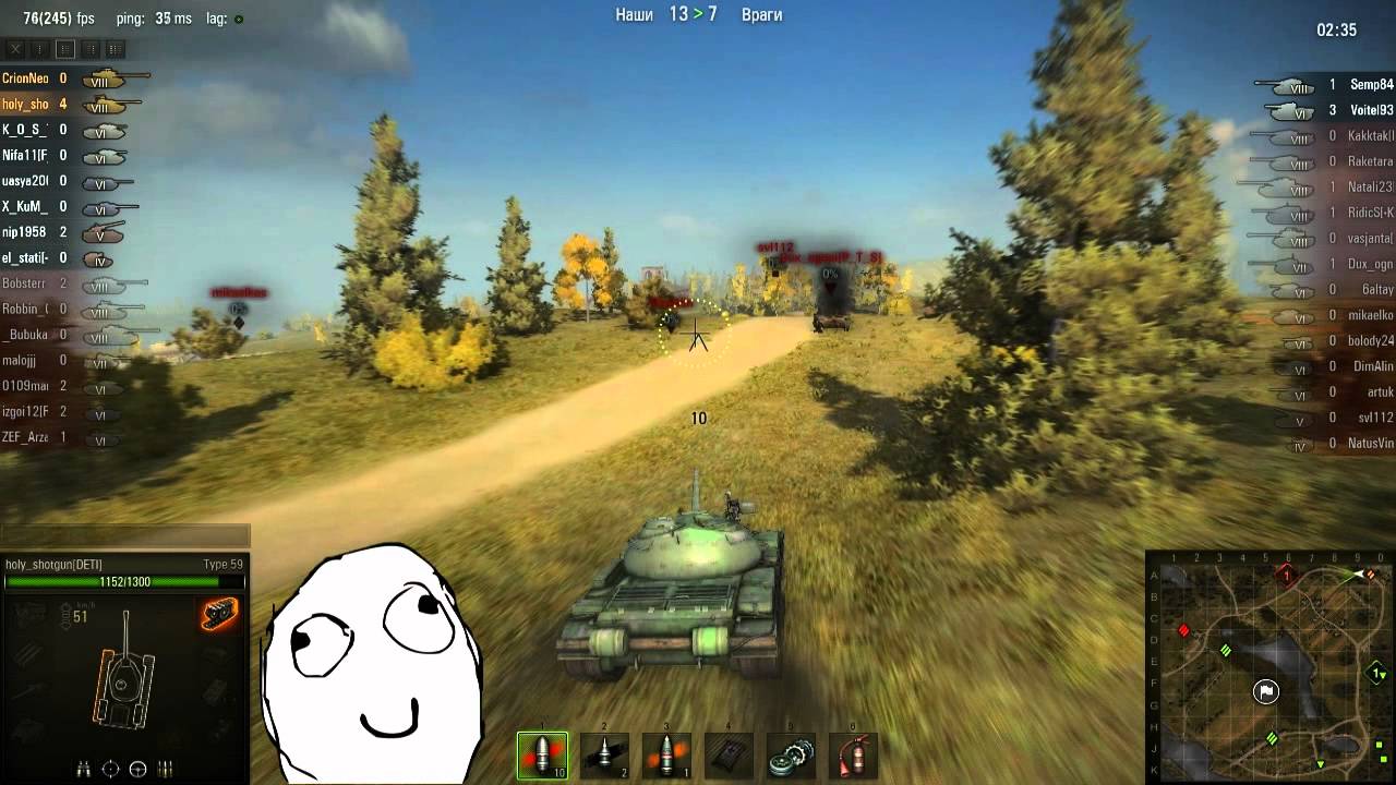 World Of Tanks Type 59 epic fail