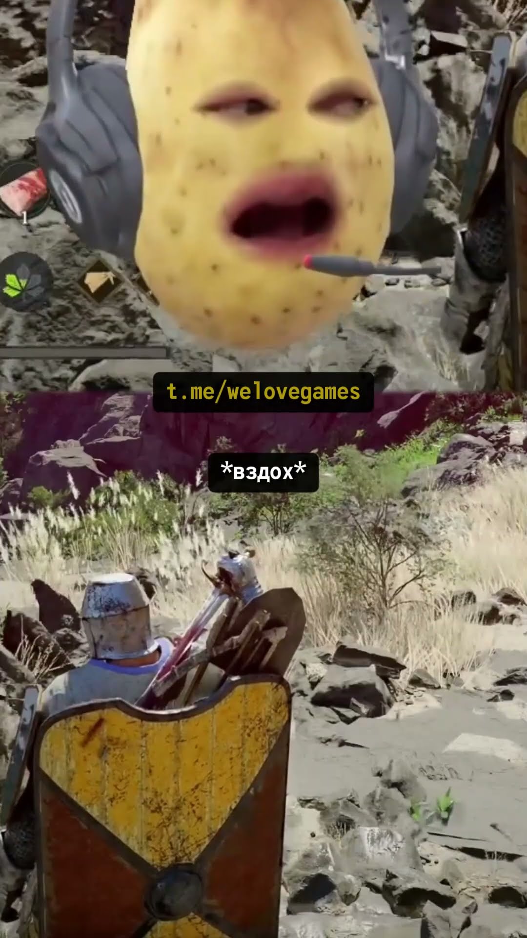 Превью: Уникальный способ приготовления мяса в Crimson Desert #crimsondesert