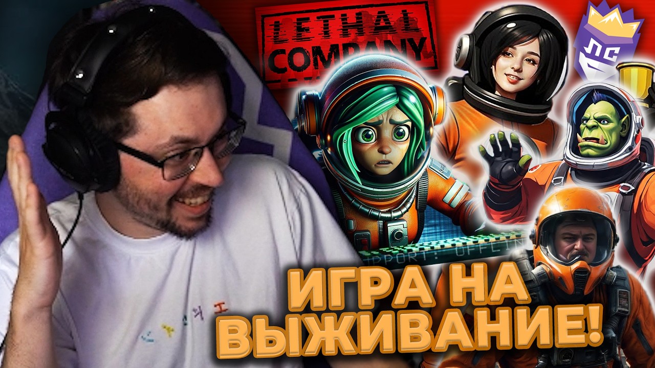 ИГРА НА ВЫЖИBАНИЕ! 😳 ВЫЗОВ ПРИНЯТ. ► Lethal Company | Легендарная Сложность #2 @CakeStream