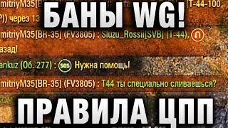 Превью: БАНЫ WG! АЧЕШУИТЕЛЬНЫЕ ПРАВИЛА ЦПП