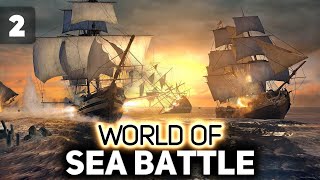 Превью: Пираты становятся злее и опаснее. Легко уже не будет 🏴‍☠️ World of Sea Battle [PC 2023] #2