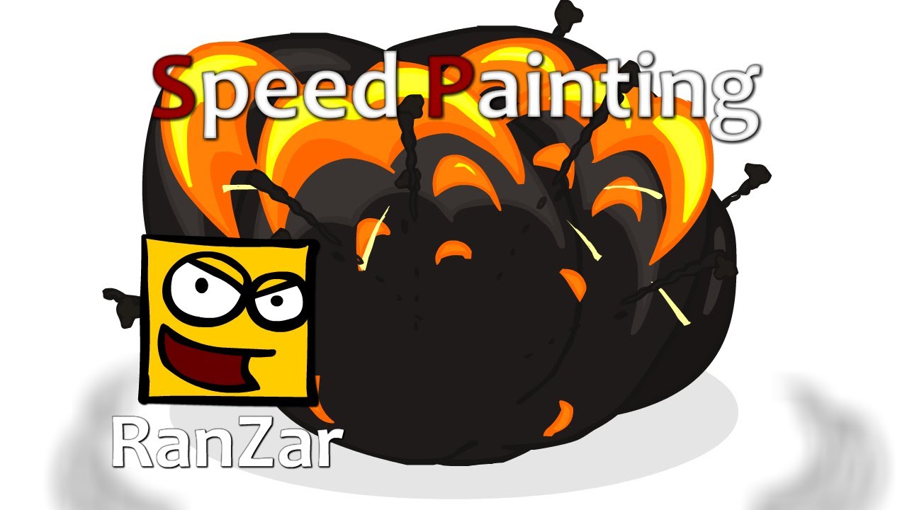 Speed Paint Взрыв. RanZar. Рандомные Зарисовки.