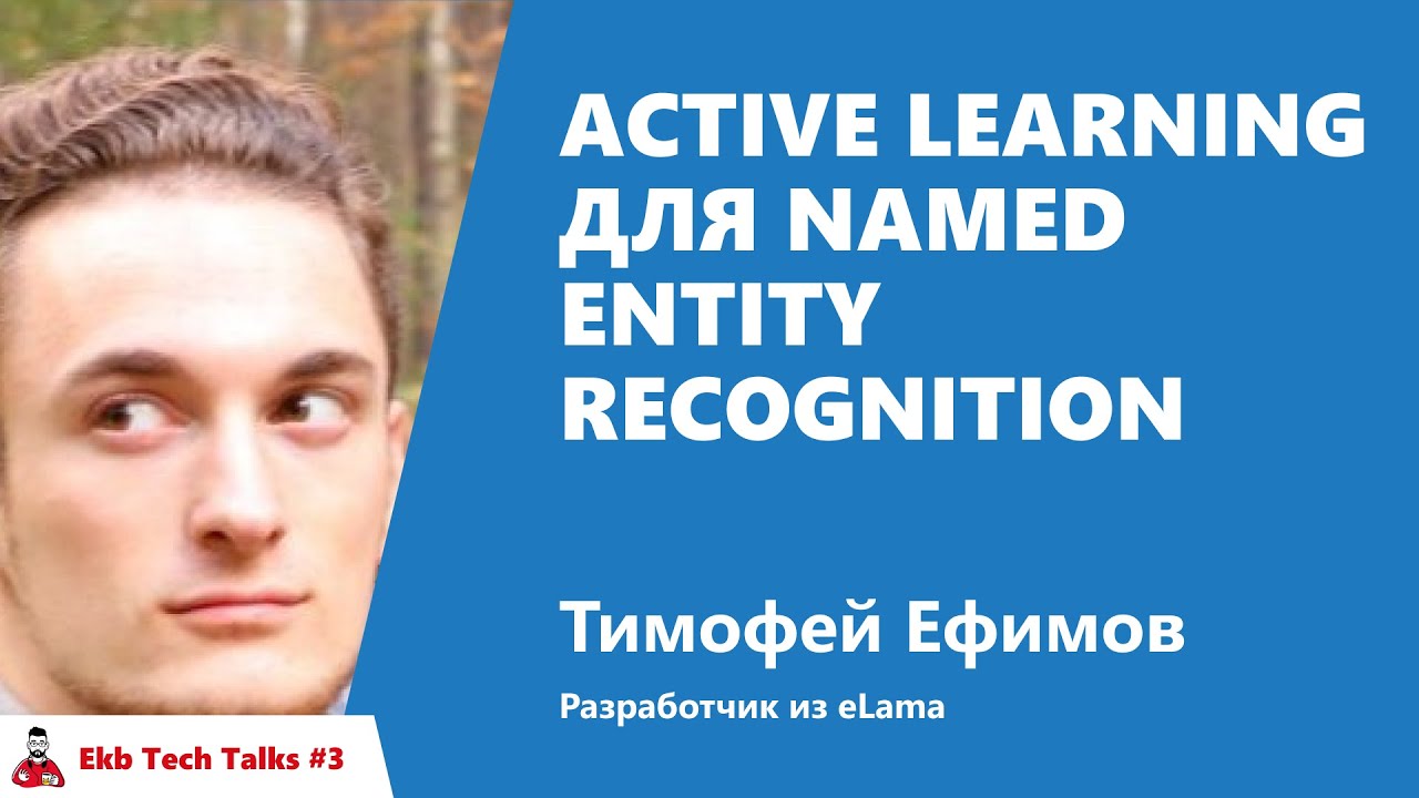 Active Learning для Named Entity Recognition. Тимофей Ефимов, eLama