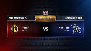 Превью: Аналитика PRIES.G2A vs KUNG-FU Week 8 Match 3 WGL RU Season II 2015-2016. Gold Series Group Round