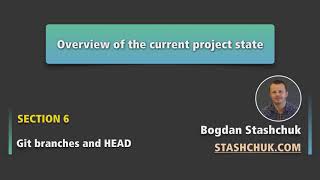 Превью: Git branches and Git HEAD: 51 Overview of the current project state