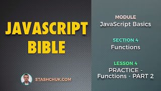 Превью: 04: PRACTICE - Functions - PART 2 (JAVASCRIPT BASICS - Functions)