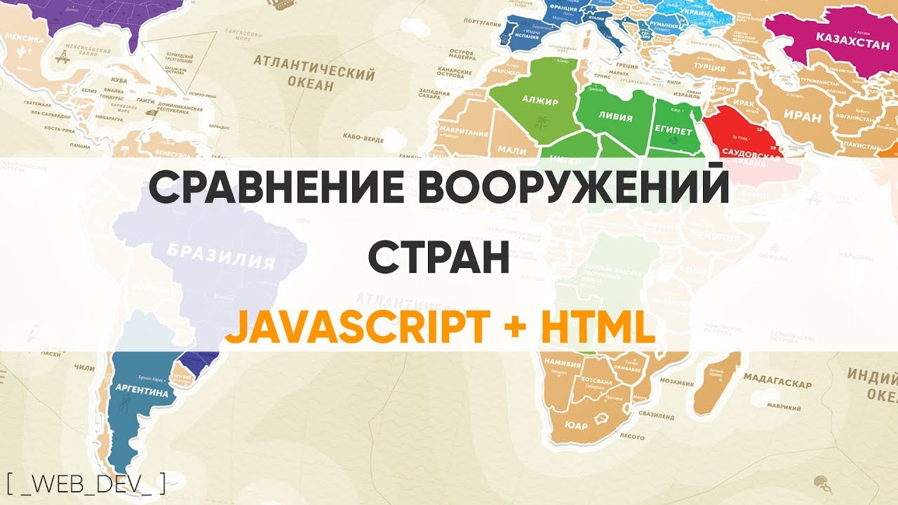 Сайт &quot;Сравнение вооружений стран&quot;. JavaScript Google Chart GEO