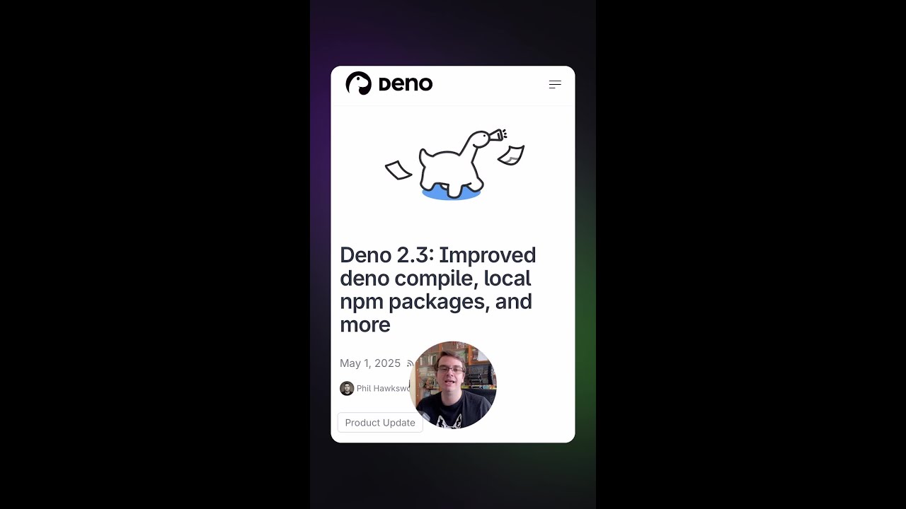 Новости разработки | Deno v2.3 | #nodejs #backend #javascript