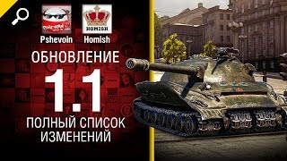 Превью: Обзор обновления 1.1 - Полный список изменений - от Homish и Pshevoin - Будь готов!