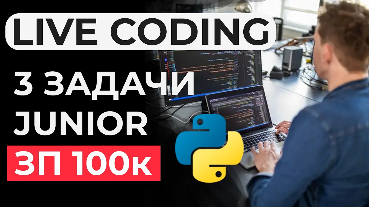 Реальное ЛАЙВКОДИНГ собеседование JUNIOR Python разработчик