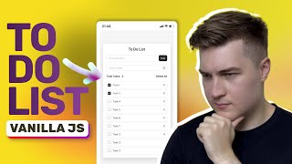 Превью: To Do List на чистом JavaScript — без фреймворков и библиотек