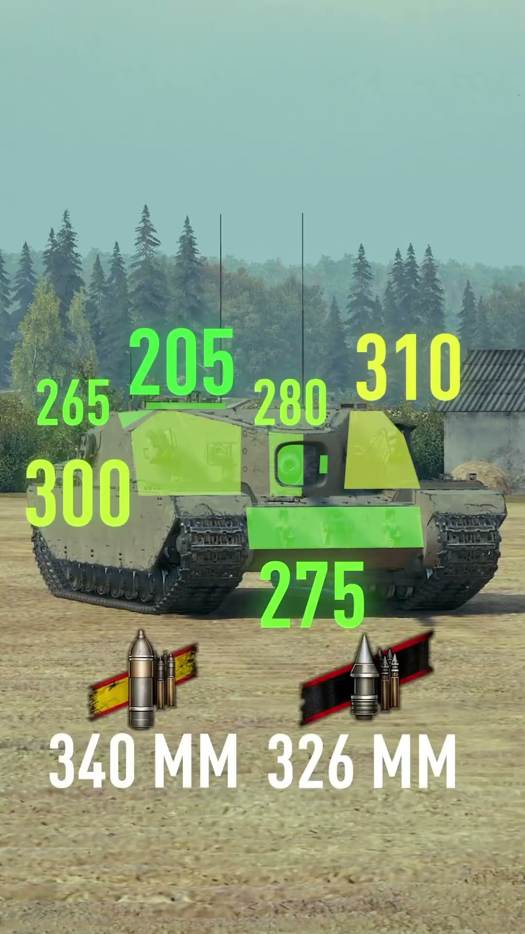 Превью: Как пробить тяжелую ПТ-САУ FV205b Alligator? #миртанков #wot