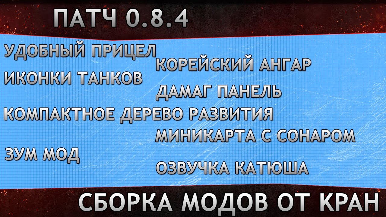 Сборка модов от КРАНа (0.8.4)