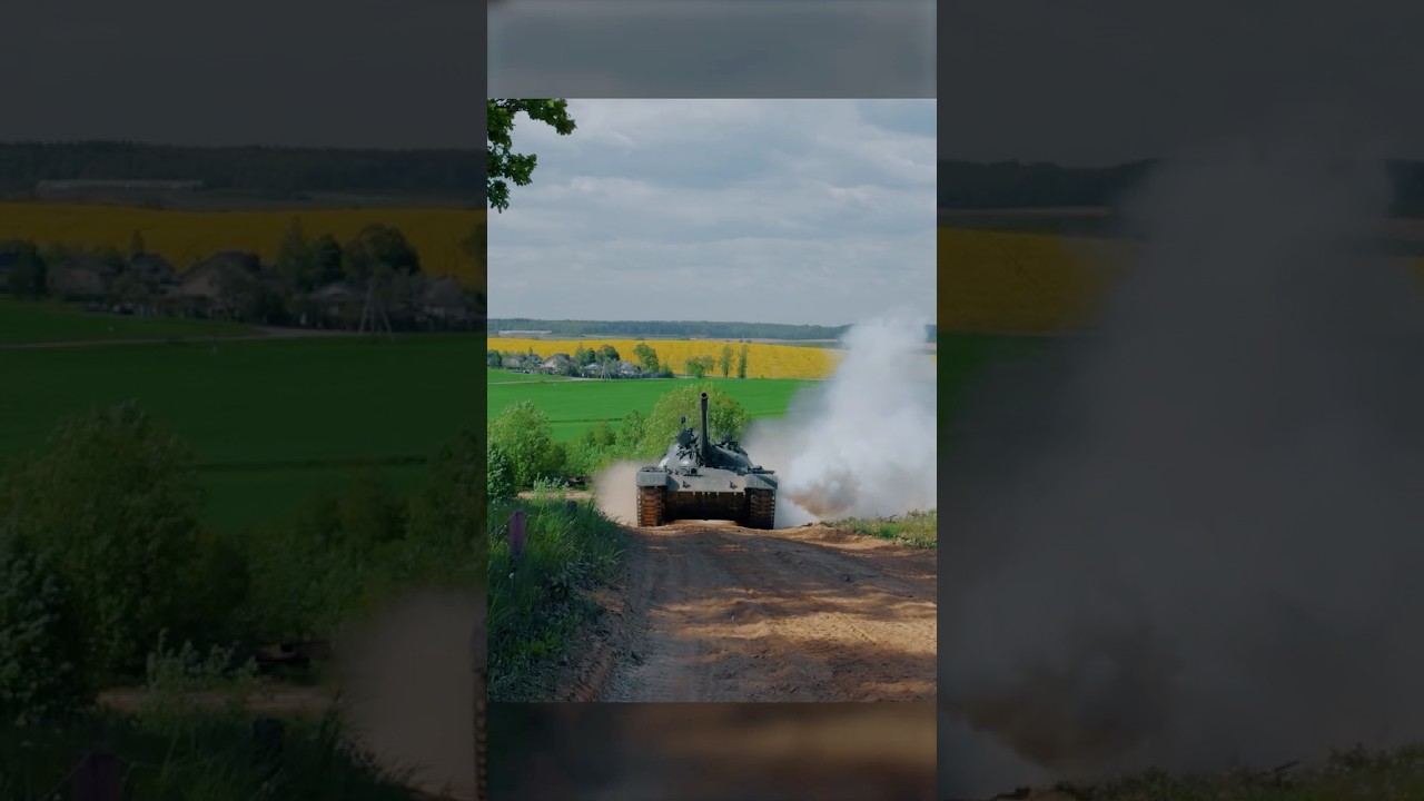 Танк T-55 в действии #миртанков #танки #shorts #t55 #ussr