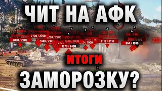 Превью: ЧИТ НА АФК ЗАМОРОЗКУ - ВСЕ ПРОТИВНИКИ В СТУПОРЕ! МИР ТАНКОВ ОПЯТЬ ПОРАЗИЛ! итоги