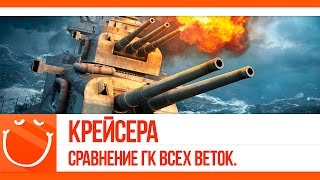 Превью: Крейсера. Сравнение ГК всех веток.