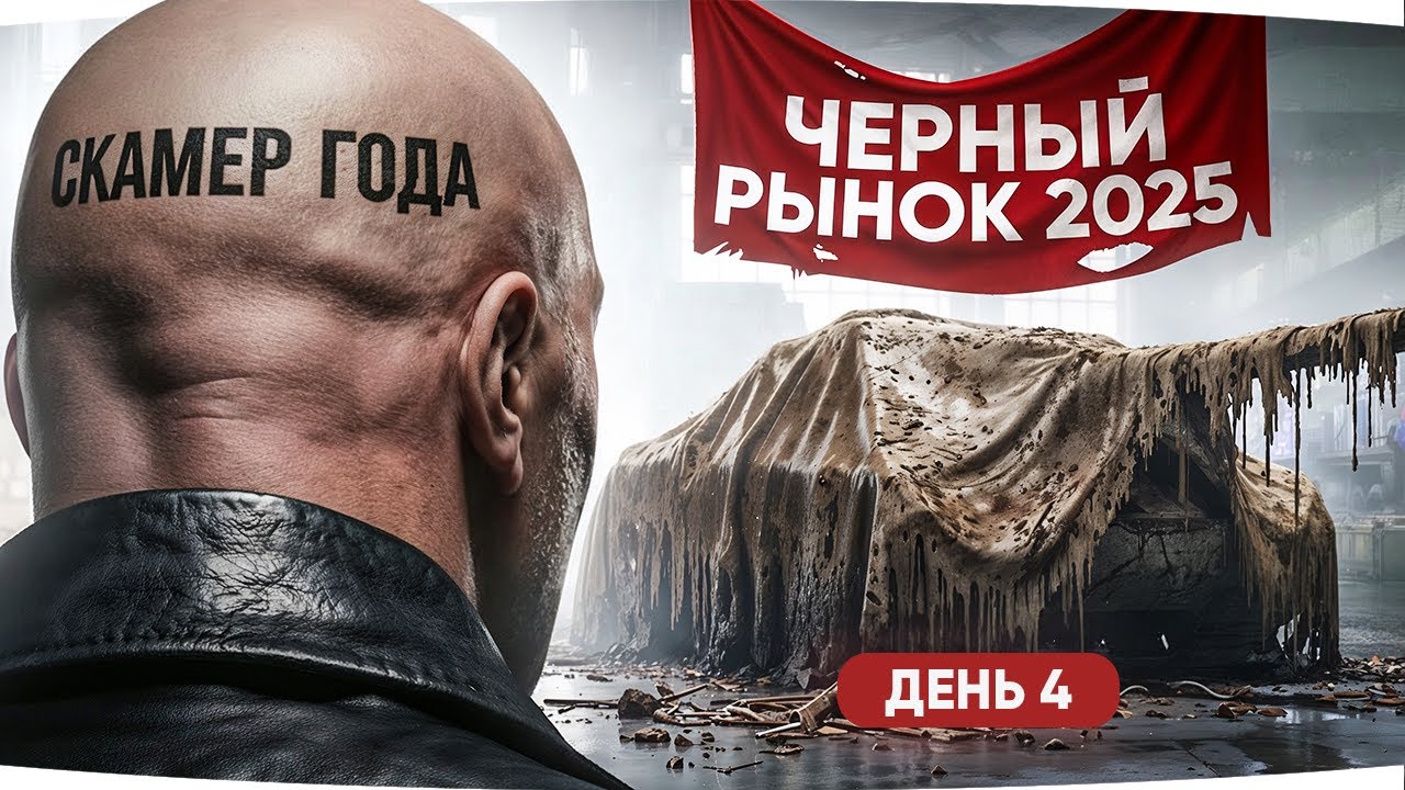 ЛЫСЫЙ — СКАМЕР ГОДА • ЧЕРНЫЙ РЫНОК ДЕНЬ 4 — ЖДЕМ СЕКРЕТНЫЙ ТАНК