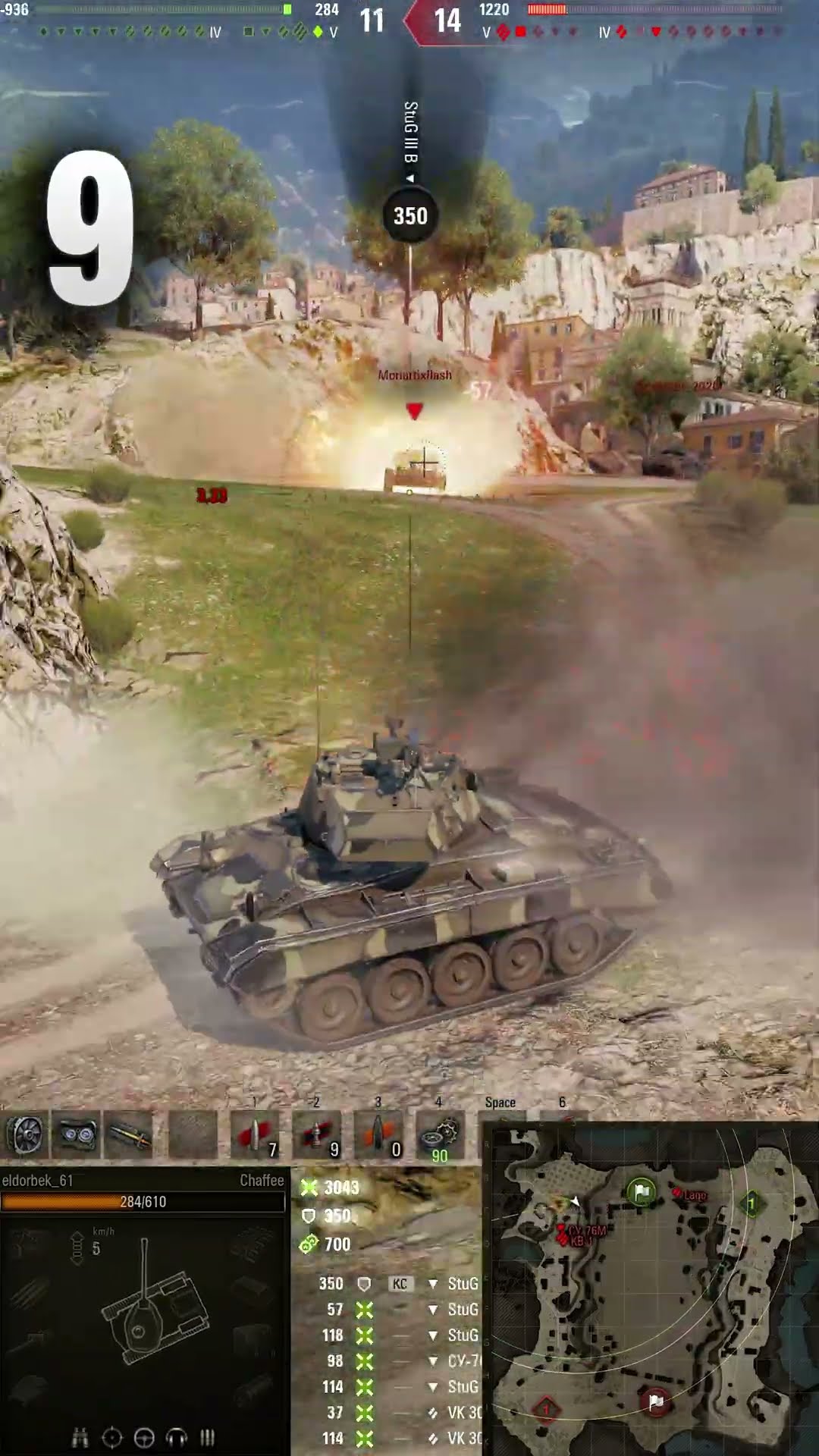 Превью: 14 ФРАГОВ! МЕДАЛЬ РАСЕЙНЯЙ! #wot #worldoftanks