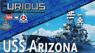 Превью: USS Arizona.  Символ безызюмья / World of Warships /