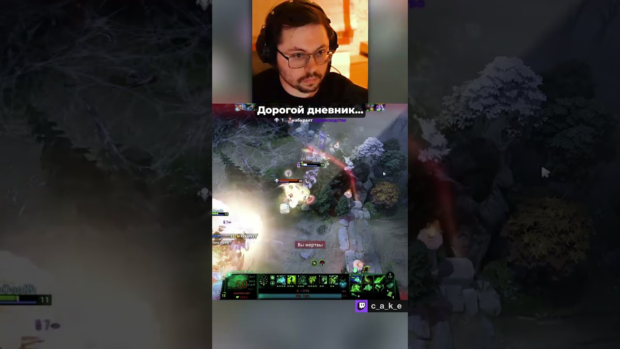 Да вы ГОНИТЕ??? 😨 Дорогой дневник... мне не передать ту бoль... / Кекс в Доте 2 @CakeStream