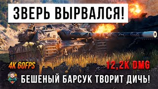 Превью: 5250 УРОН В МИНУТУ! РАСКАЧАЛ БЕШЕНОГО БАРСУКА НА МАКСИМУМ В WORLD OF TANKS!