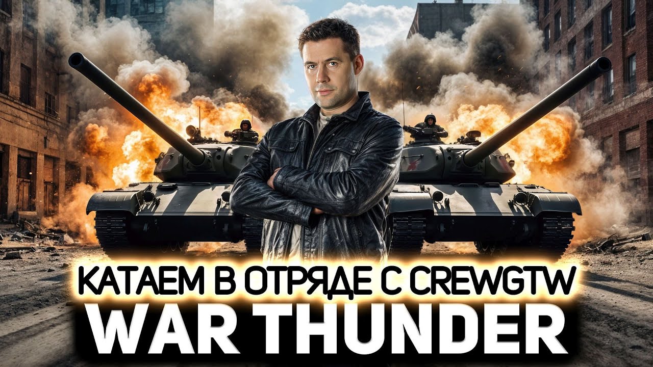 Катаем в отряде с CrewGTW  💥 War Thunder