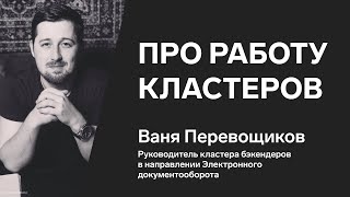 Превью: Ваня Перевощиков — руководитель кластера бэкендеров в направлении ЭДО — про работу кластеров