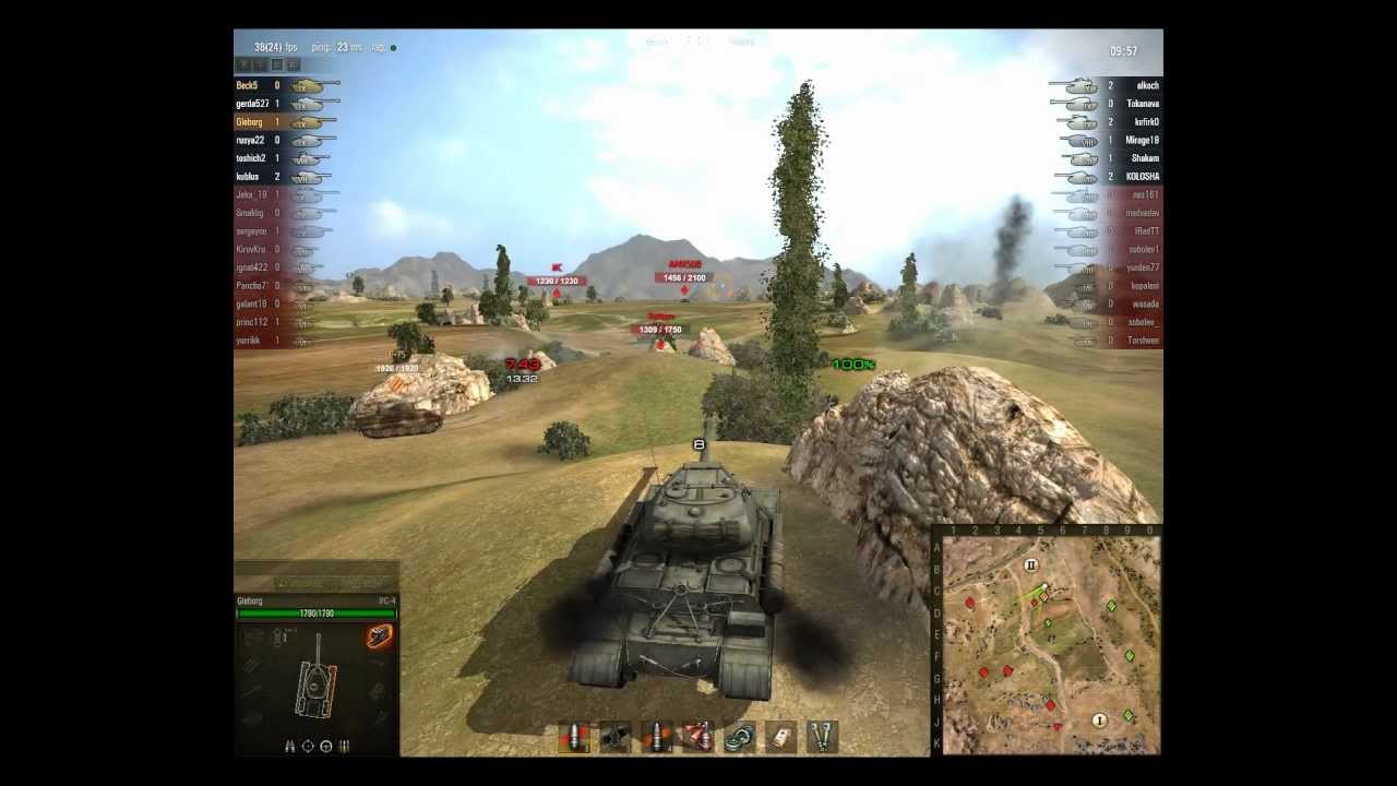 Let&#39;s play! WoT. ИС-4 Полевые испытания