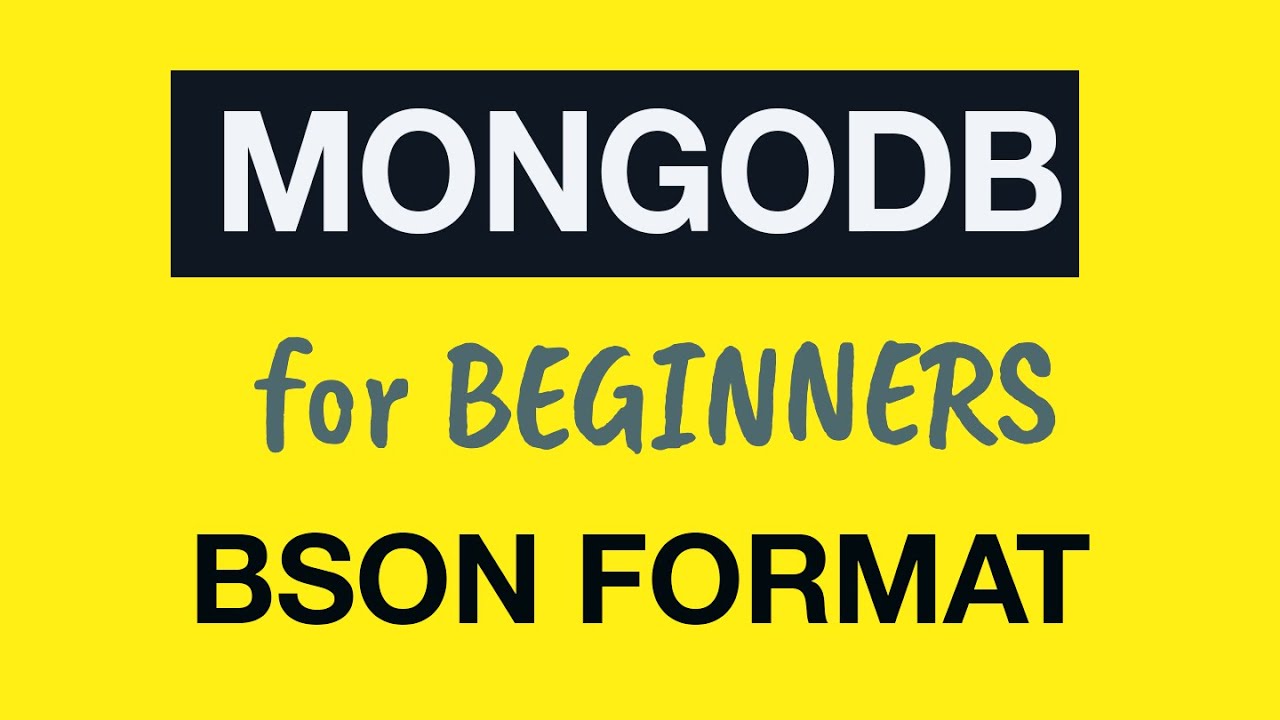 MongoDB Tutorial for Absolute Beginners :  12 How Documents are stored in the Database?  BSON Format