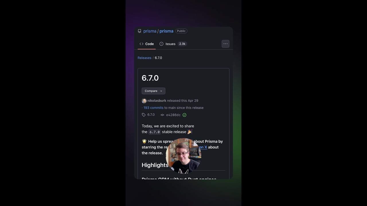 Новости разработки | Prisma ORM v6.7.0 | #backend #nodejs #typescript #app #orm