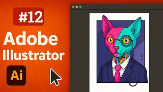 Превью: Изучение Adobe Illustrator с нуля / #12 – Заключительная часть